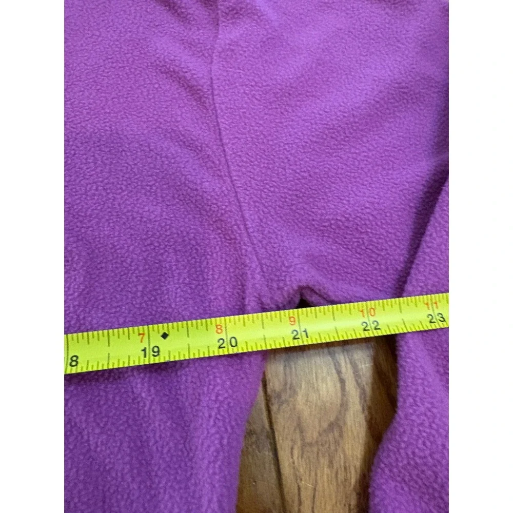 Z By Zella Fleece Hoodie Purple Pullover Crop Top Activewear Womens Small - Picture 6 of 7
